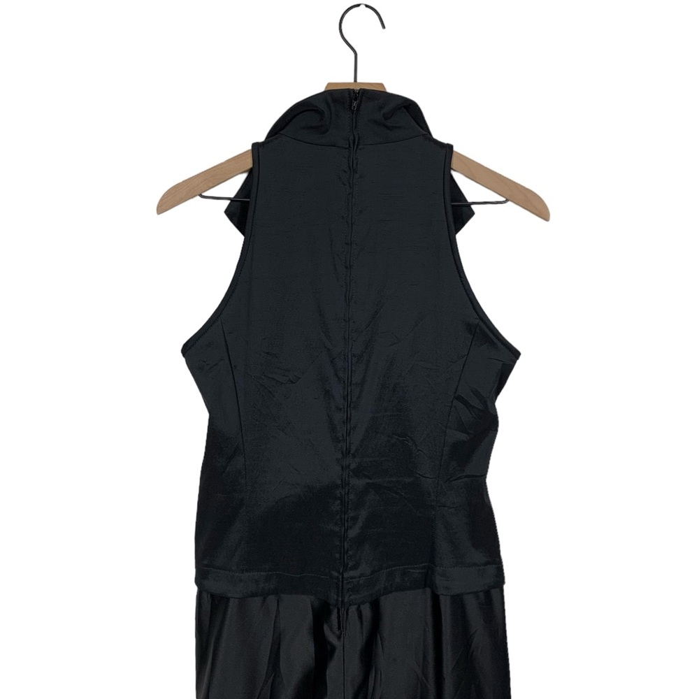 Vintage Tadashi Shoji Black Tuxedo Evening Gown - Picture 4 of 10